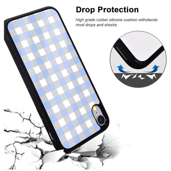 Retro Blue Plaid Case | iPhone 12 Pro Max | NWT - Picture 2 of 5